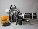 Mint Bolex Rex Reflex 16MM Movie Camera, Kern Vario Zoom C-mount Lens, Flat Base. Fixed Price $1999.00.
