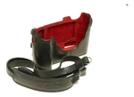 Angelo Pelle Leather Neck Strap Luigi Leica Camera Case Black. Fixed Price $349.00.