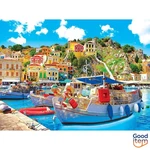 Roseart Kodak Premium Symi With Boats In The Harbor, Greece Jigsaw PUZZLE-1000PC. Fixed Price $15.59.