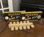 Nos- Original Boxes (24EA.) Sylvania Blue Dot Superflash Bantam 8 Class. Fixed Price $15.95.