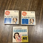 Vintage AG-1B Flashbulbs 3 Box Lot New Photography. Fixed Price $18.97.
