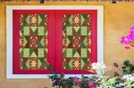 3D Green Bell A50 Christmas Window Film Print Sticker Cling Stained Glass Xmas. Fixed Price $78.64.