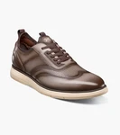 Stacy Adams Edgewood 25690-260 Sneakers Men's Taupe Wingtip Shoes HTAT1180. Fixed Price $140.00.