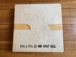 35MM 1200 Ft & Film Co Movie Projector Split Reel 11-1/2" New In Box. Fixed Price $120.00.