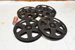 Lot Of Vintage 35 Mm Movie Theater Film Reel Plastic 14.5" Plio Magic. Fixed Price $45.00.