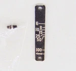 Graflex 4X5 Speed Crown Graphic Focus Scale 30881-2 For 127MM W/ Screws. Fixed Price $24.95.