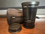 Canon TC-DC58B Teleconverter Lens With LA-DC58E Adapter And Bag. Fixed Price $89.99.