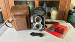 Clean Minolta Autocord Tlr Camera 75/3.5 Coated Lens Manual Case Caps Working. Fixed Price $299.00.