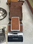 Polaroid SX-70 Land Camera Instant Film Leather Case, Works. Fixed Price $99.99.