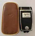 Vintage Agfalux Camera Werk Pocket Flash W/ Original Case. Fixed Price $27.00.
