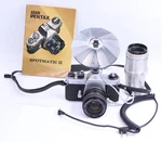 Asahi Pentax Spotmatic Ii Film Camera Carl Zeiss 135/4 Triotar, Elicar 35MM Lens. Fixed Price $100.00.