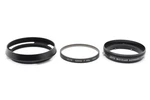 Unused Leica Lens Hood 12504 + Filter 13009 For 35MM F/1.4 F/2 From Japan. Fixed Price $199.99.