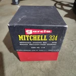 Garcia Mitchell 324 Reel With Box. Fixed Price $26.00.