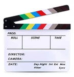 Lynkaye Movie Film Video Clapboard Irector's Cut Action Acrylic Material. Fixed Price $24.14.
