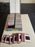 Eastman Kodak Kodaslide Compartment File Metal 35MM W/ 200 Red Slides. Fixed Price $68.00.