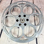 Vtg Goldberg Bros 15" 35MM Cast Aluminum Movie Film 6 Hole Reel Denver 20 #1. Fixed Price $74.87.