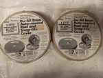 Lot Of 2 Vintage Sears Du-all Movie Projector 8 Film Reel Sets 6 Total 7" Nos. Fixed Price $40.00.