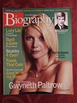 Biography October 2000 Gwyneth Paltrow Lucy Liu Sam Waterston Margaret Mitchell. Fixed Price $12.06.