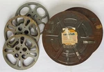 Lot Of Vintage Film Reels And Cans Mpe 16MM 35MM Kodak 2373. Fixed Price $80.00.