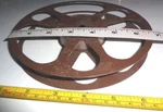 Vintage Goldberg 16MM 400' Empty Metal Film Reel For 1/2" W Movie Tape 7" Dia. Fixed Price $16.47.