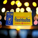 Vtg Box Of 12 General Electric 5B Rhenium Flashbulbs Camera Nos Graffic. Fixed Price $14.97.