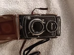 Ricoh Diacord Vintage 2-1/4 X Medium Format Film Camera Org Leather Case. Fixed Price $100.00.
