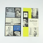 Set Of 2 Brochures - Ilford Film & Printing Papers Vintage 1950S. Fixed Price $9.99.