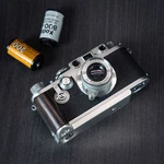 Wood Hand Grip Holder For Leica Iiif Iiig Camera With Aluminum Alloy Baseplate. Fixed Price $77.99.