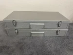 2PCS Logan Luxe No 110-115-1500I Slide File Box. Fixed Price $28.00.