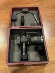 Leica Leitz Wetzlar Germany Mikas 1/3X Microscope Attachment & Case. Fixed Price $100.00.