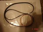 16MM Eiki SSL/3580 Projector Belts, Long Main Belt, Grooved Motor New. Fixed Price $69.87.