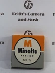 Mint Unopened Vintage Minolta Camera Filter 55 Mm Y48 Yellow Box Pristine. Fixed Price $24.80.
