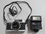 Konica C35 Camera W/ Vesta Flash, Untested With Film, Works As-is-. Fixed Price $28.87.