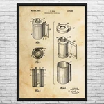 Camera Film Patent Wall Art: Student Gift, Journalist Design. Fixed Price $189.95.