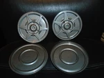 Vintage Compco Corp 8MM Film Reels 200 Ft With Cans Grey. Fixed Price $15.00.
