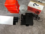 Vtg KINDERMANN-8703 Telefocus Projector- & Slides Germany Untested/ Parts. Fixed Price $99.00.