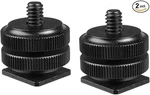 (2 Packs) Hot Shoe To 1/4 Adapter, Camera Mount Flash. Fixed Price $17.99.