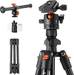 K&f Concept Camera Tripod Lightweight Travel For Dslr Smartphone Live Streaming. Fixed Price $64.99.