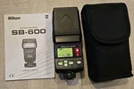 Nikon Speedlight SB-600 Shoe Mount Flash Adjustable Black W/pouch Tested. Fixed Price $45.00.