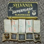 Lot Of 18 Sylvania Superflash Flashbulbs Press 40 Class M - Unused. Fixed Price $18.00.