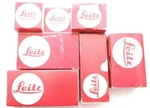 Lot (7) Vintage Leitz Leica Empty Box / 0653. Fixed Price $99.00.