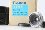Top Mint W/box Canon 25MM F3.5 L39 Ltm Leica Screw Mount Lens From Japan. Fixed Price $599.99.