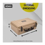 Koah Weatherproof Hard Case Customizable Foam 18 X 14 7 In (tan). Fixed Price $59.99.
