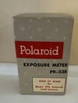 Vintage Polaroid Exposure Meter PR-23B W/ Box & Manual Ev Scale. Fixed Price $29.00.