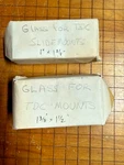 Slide Mounts Glass 1-1/2 Square & 1" 1-3/8" Boxes Tdc. Fixed Price $9.99.