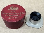 Genuine Leitz Leica Lwhoo Magnifier Feinstellupe 30X Loupe Boxed. Fixed Price $120.00.