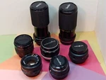 ,,. Minolta 24MM 28MM 50MM 58MM 100MM 125MM 200MM Wide Angle Prime Lens Md Mount. Fixed Price $20.00.