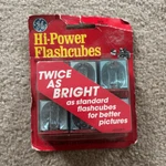 Ge Hi-power Flashcubes Twice Bright Six Pack *new*. Fixed Price $14.99.
