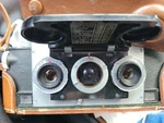 David White Stereo Realist 3-D Camera 35 Mm F:3.5 Not Tested Lens Filters, Case. Fixed Price $75.00.