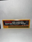Kodak Color Separation Guide And Gray Scale (Q-13, Small). Fixed Price $35.00.